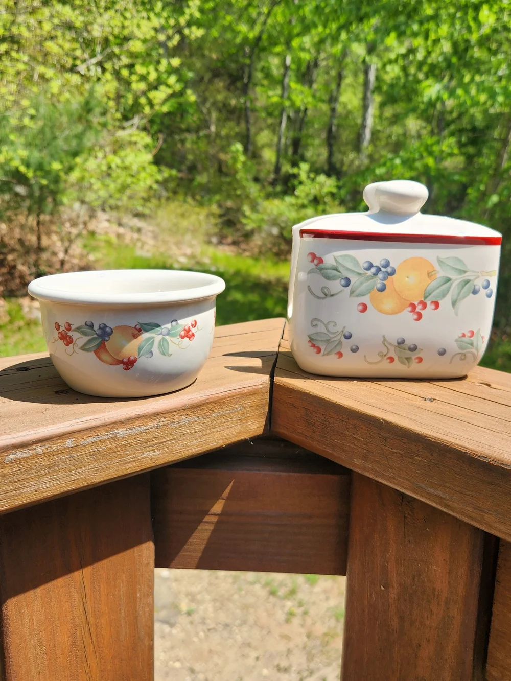 Corelle Abundance 7oz Bowl And Matching Napkin Holder